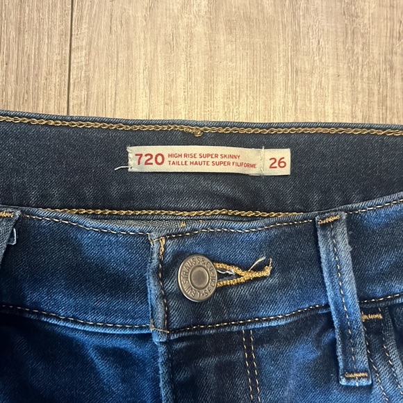 Levi’s 720 Stretch High Rise Super Skinny Jeans - Picture 6 of 10
